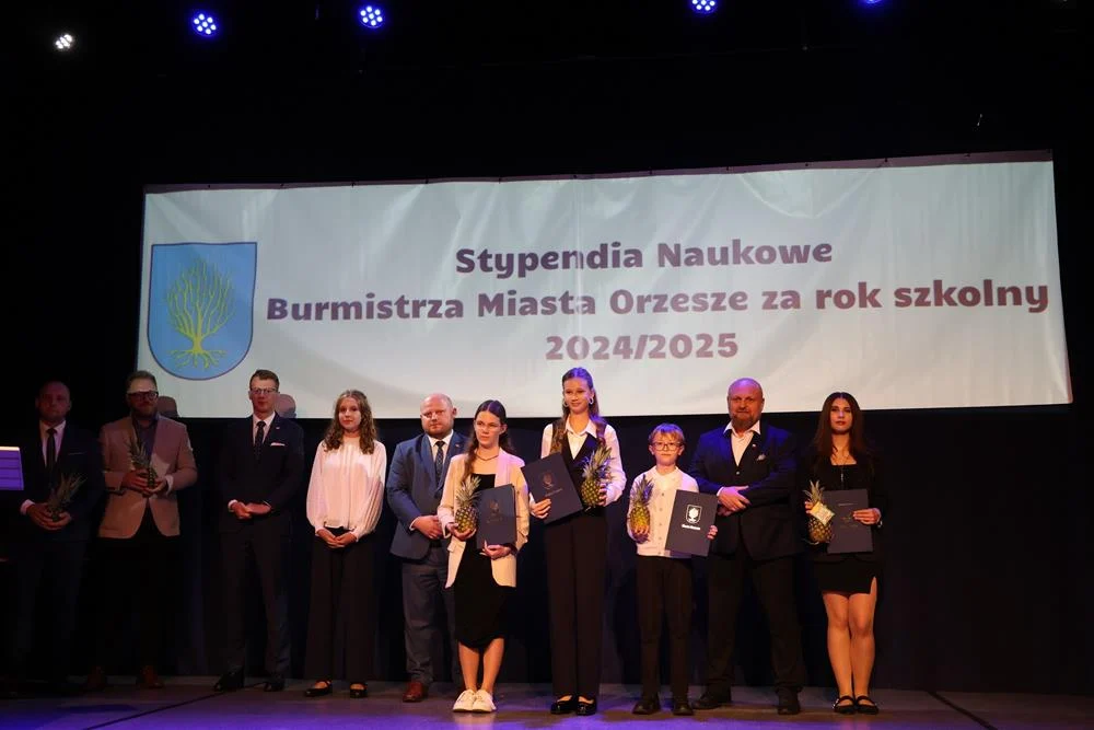 Stypendia Burmistrza Miasta Orzesze / fot. UM Orzesze