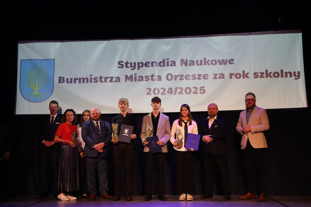 Stypendia Burmistrza Miasta Orzesze / fot. UM Orzesze