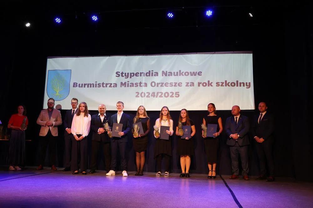 Stypendia Burmistrza Miasta Orzesze / fot. UM Orzesze