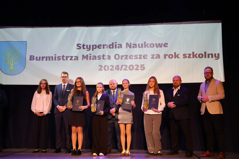 Stypendia Burmistrza Miasta Orzesze / fot. UM Orzesze