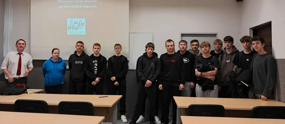 Historia mysłowickich saperów na wyjazdowej lekcji muzealnej