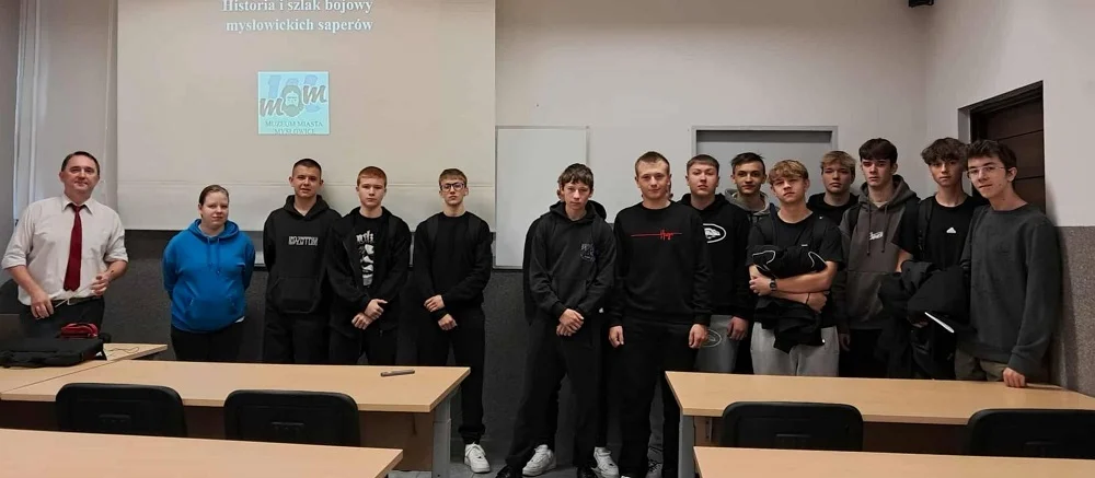 Historia mysłowickich saperów na wyjazdowej lekcji muzealnej