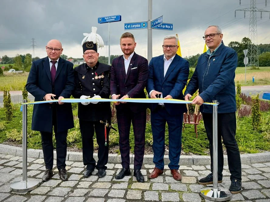 Oficjalne nadanie nazwy rondu w Dzielnicy Wesoła / fot. UM Mysłowice