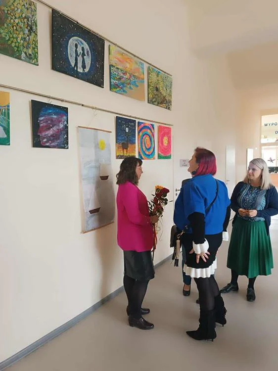 Finisaż wystawy Teresy Kopeć / fot. MBP Mysłowice