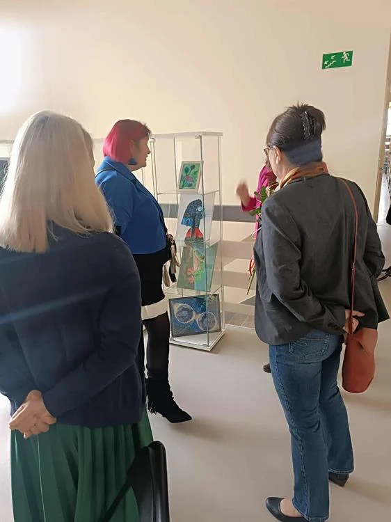 Finisaż wystawy Teresy Kopeć / fot. MBP Mysłowice