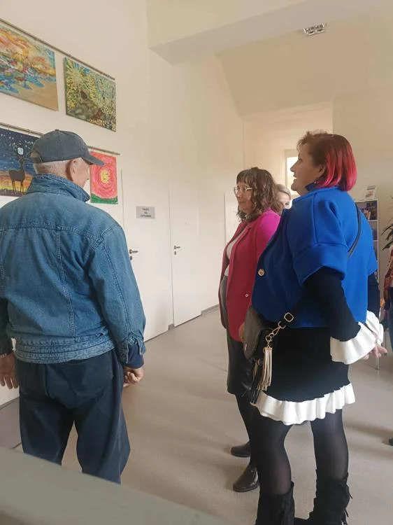 Finisaż wystawy Teresy Kopeć / fot. MBP Mysłowice