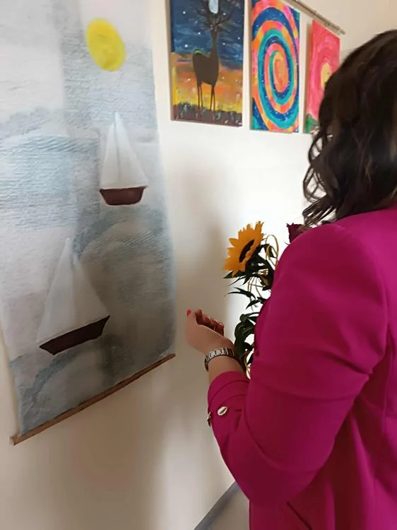 Finisaż wystawy Teresy Kopeć / fot. MBP Mysłowice