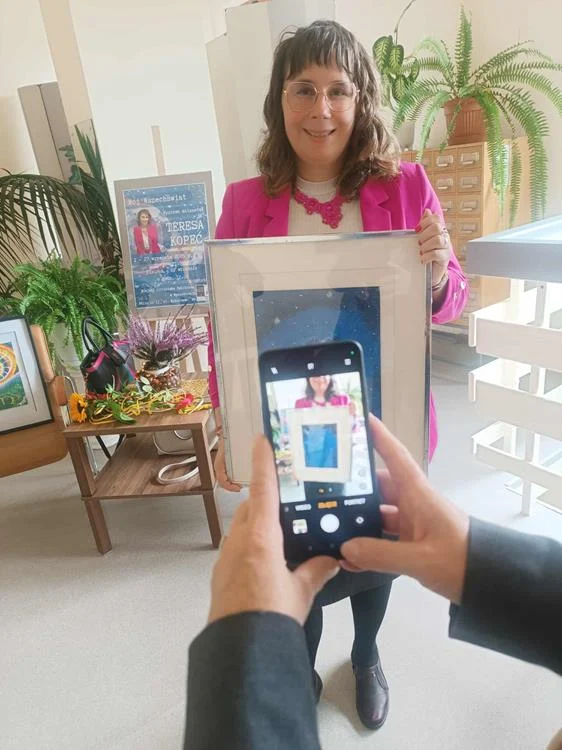 Finisaż wystawy Teresy Kopeć / fot. MBP Mysłowice