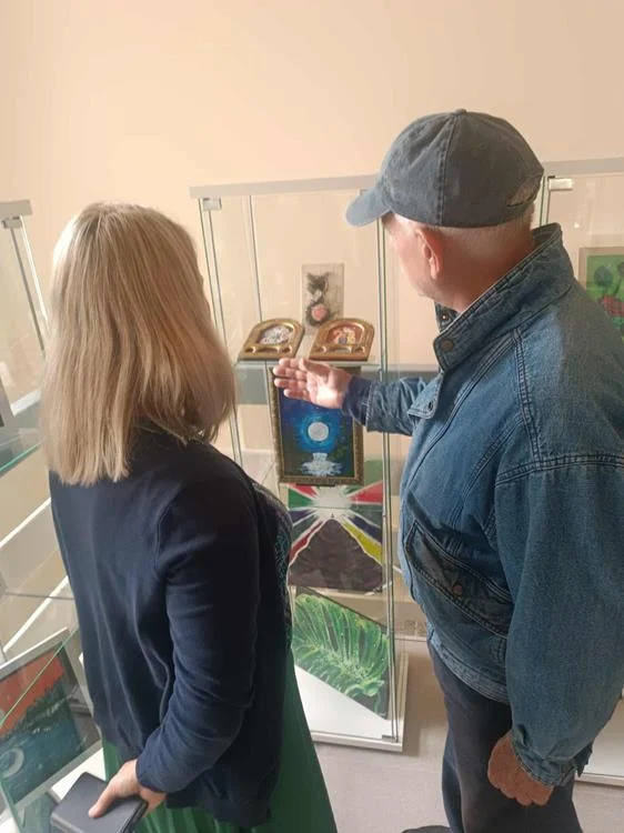 Finisaż wystawy Teresy Kopeć / fot. MBP Mysłowice