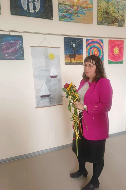 Finisaż wystawy Teresy Kopeć / fot. MBP Mysłowice