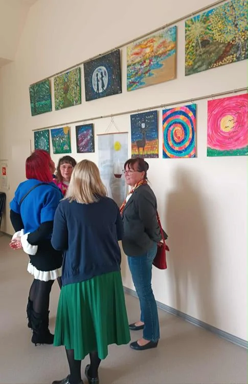 Finisaż wystawy Teresy Kopeć / fot. MBP Mysłowice