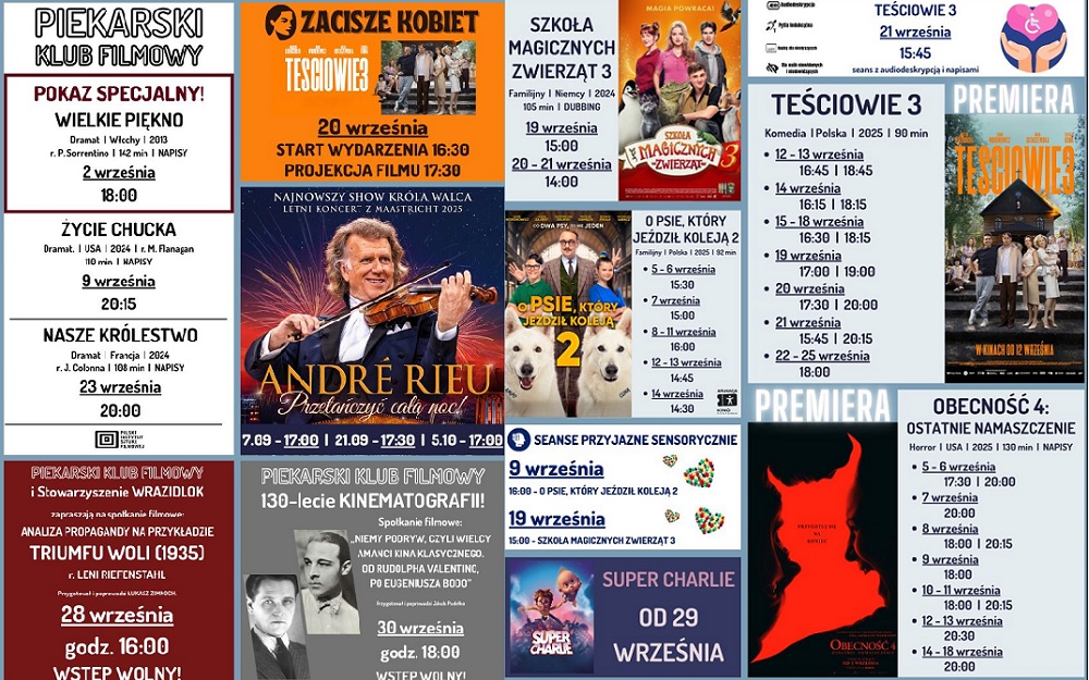 Wrzesień w Kinie Zacisze – komedie, horrory, animacje i kino klasyczne!