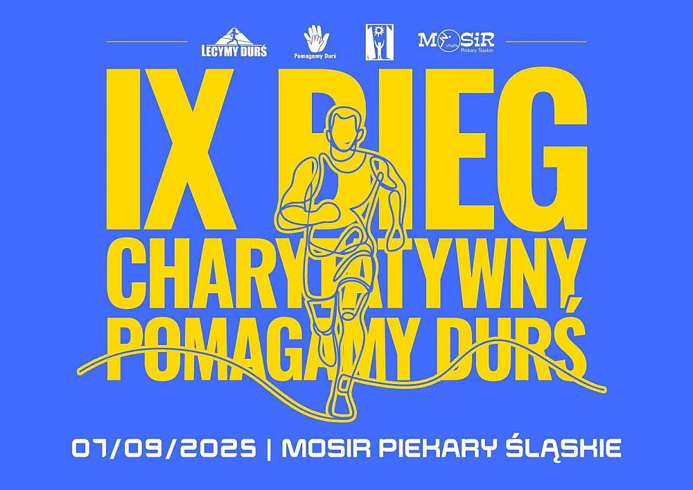 IX Bieg Charytatywny „Pomagamy Durś” już 7 września w Piekarach Śląskich