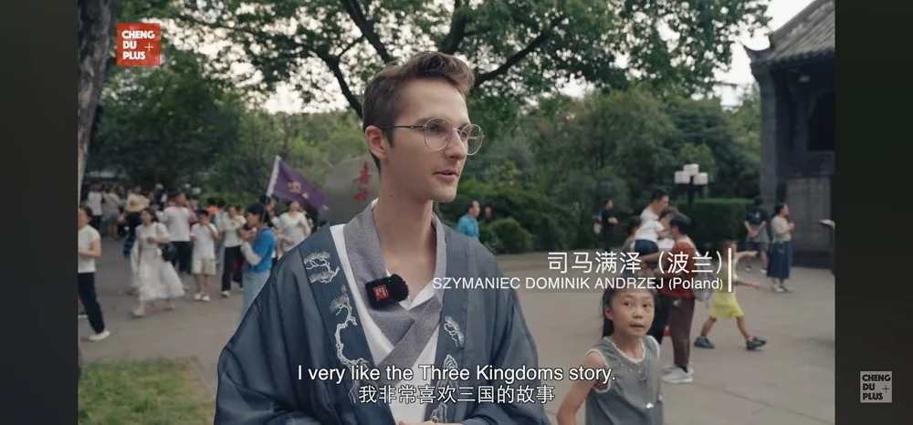 Piekarzanin Dominik Szymaniec w międzynarodowym programie w Chinach