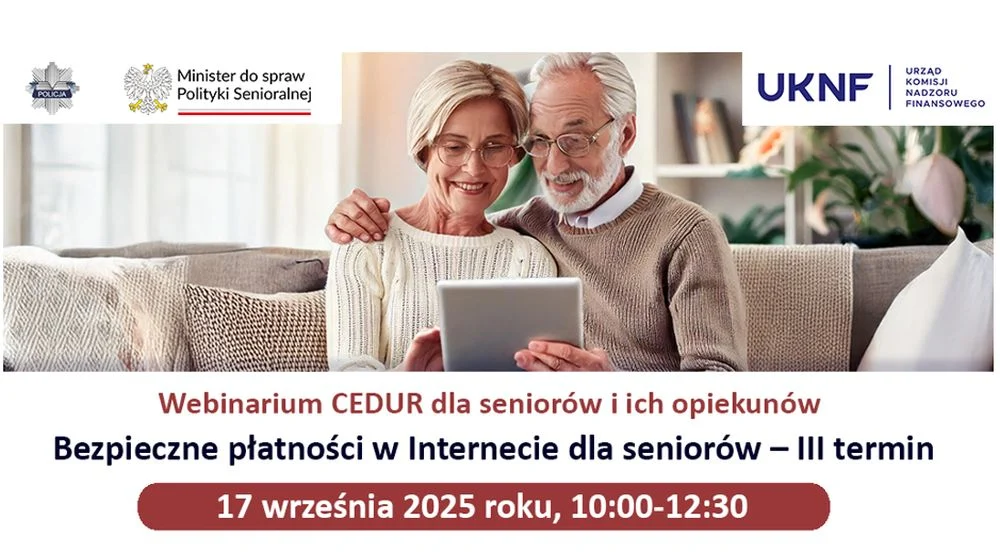 Webinarium KNF: bezpieczne płatności online dla seniorów