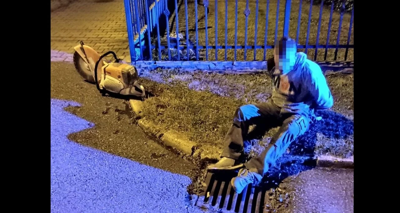 Kradzież na placu budowy. Zatrzymano 39-latka i dwóch 16-latków z Bytomia