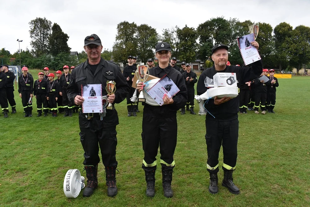 Powiatowe Zawody Sportowo-Pożarnicze w Mikołowie – kto zdobył złoto? [FOTO]