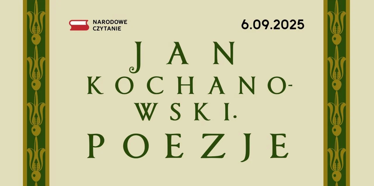 Narodowe Czytanie poezji Jana Kochanowskiego już 6 września w Katowicach