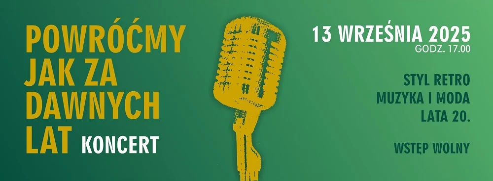 Powróćmy jak za dawnych lat – koncert w stylu retro w MOK Zabrze