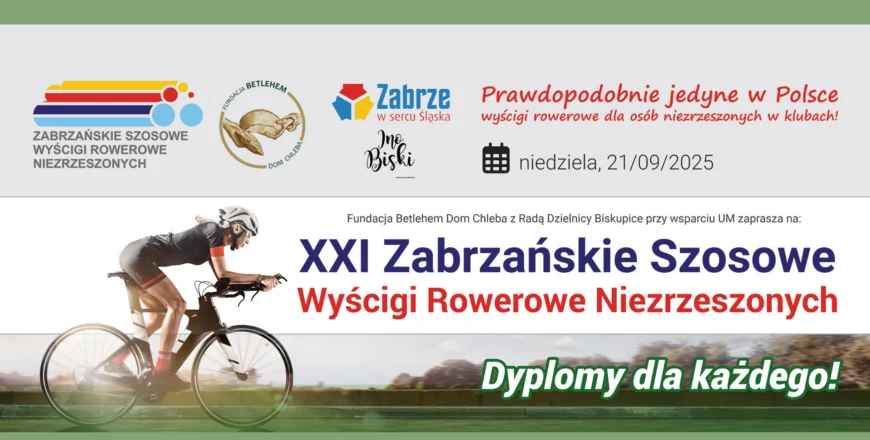 Zabrze stawia na rowery. Przed nami rodzinne zawody dla wszystkich pokoleń