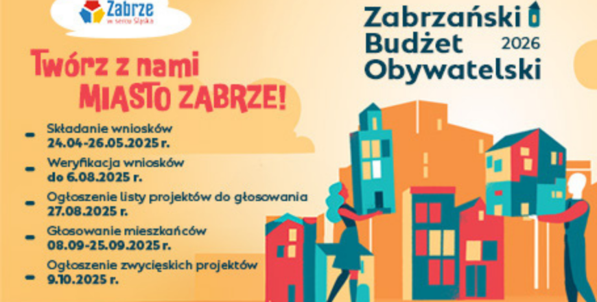 Trwa XII edycja Zabrzańskiego Budżetu Obywatelskiego