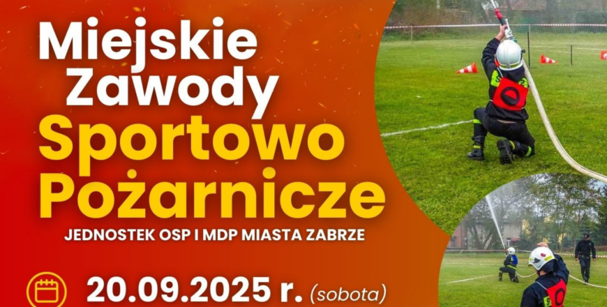 Zabrze: Strażacy OSP i MDP powalczą w zawodach sportowo-pożarniczych