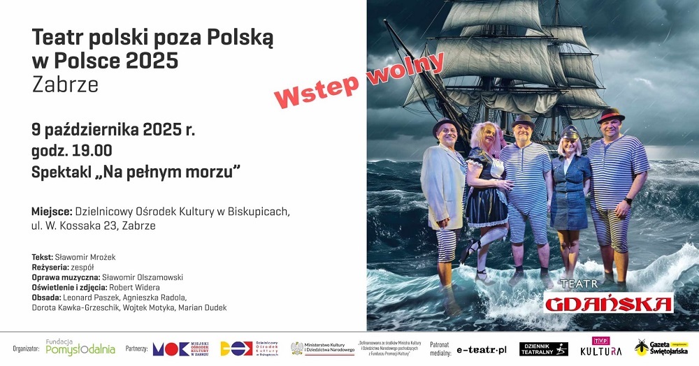 Polonijny Teatr Gdańska w Zabrzu – dwa wyjątkowe spektakle w październiku