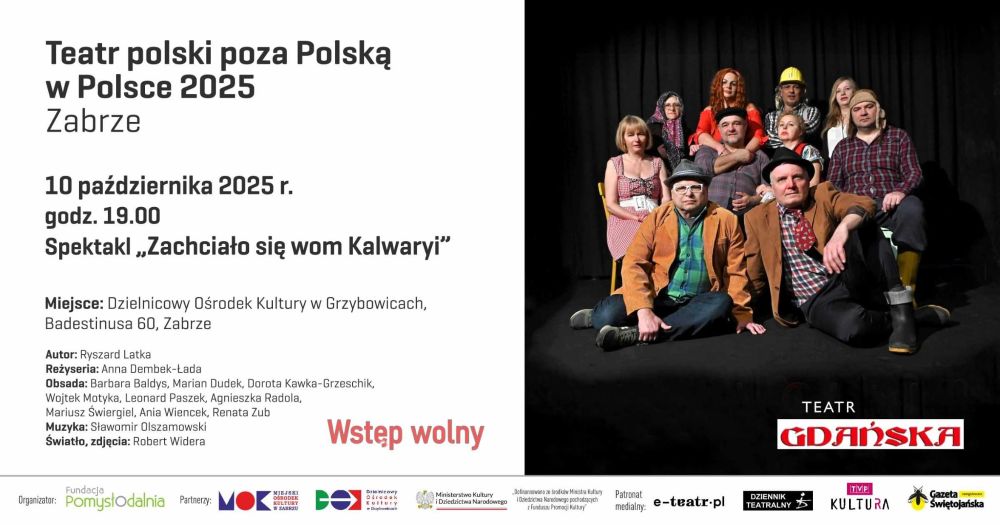 Polonijny Teatr „Gdańska” w Zabrzu. Spektakle z dużą dawką humoru