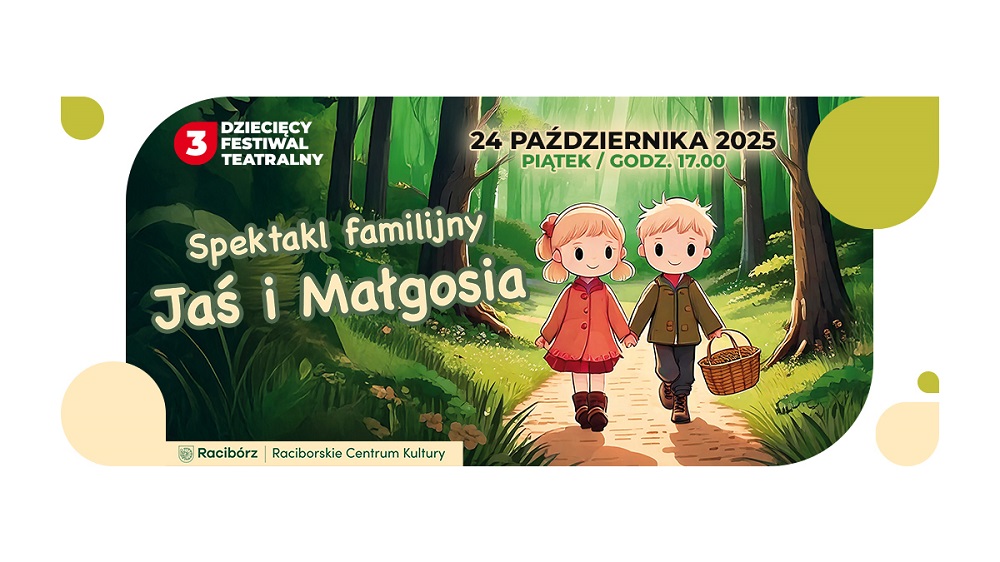 Magiczny spektakl "Jaś i Małgosia" wkrótce w Rudzie Śląskiej
