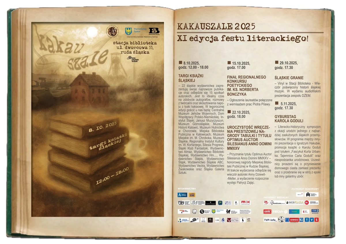 XI Fest Literacki Kakauszale – święto śląskiej literatury i kultury