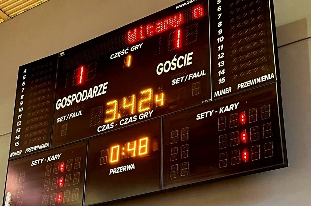 Hala MOSiR wzbogaciła się o nowe tablice wyników