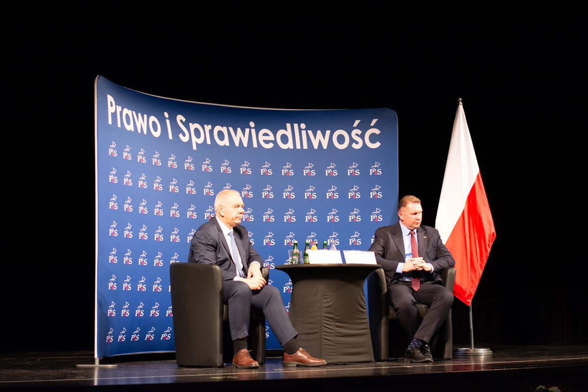 Ruda Śląska: Jacek Sasin i Przemysław Czarnek o Śląsku, gospodarce i przyszłości Polski