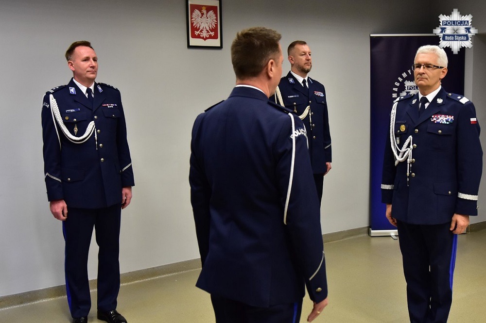 Nowy Komendant Miejski Policji w Rudzie Śląskiej [FOTO]