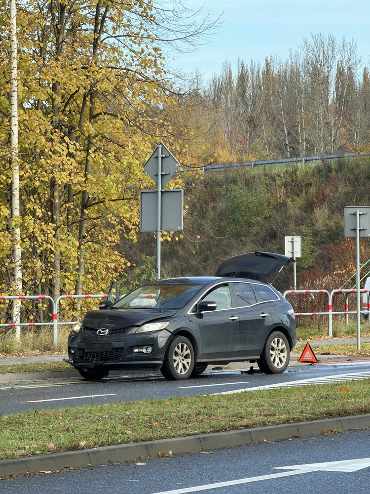 Kolizja na ulicy Kokota w Bielszowicach – Utrudnienia w ruchu