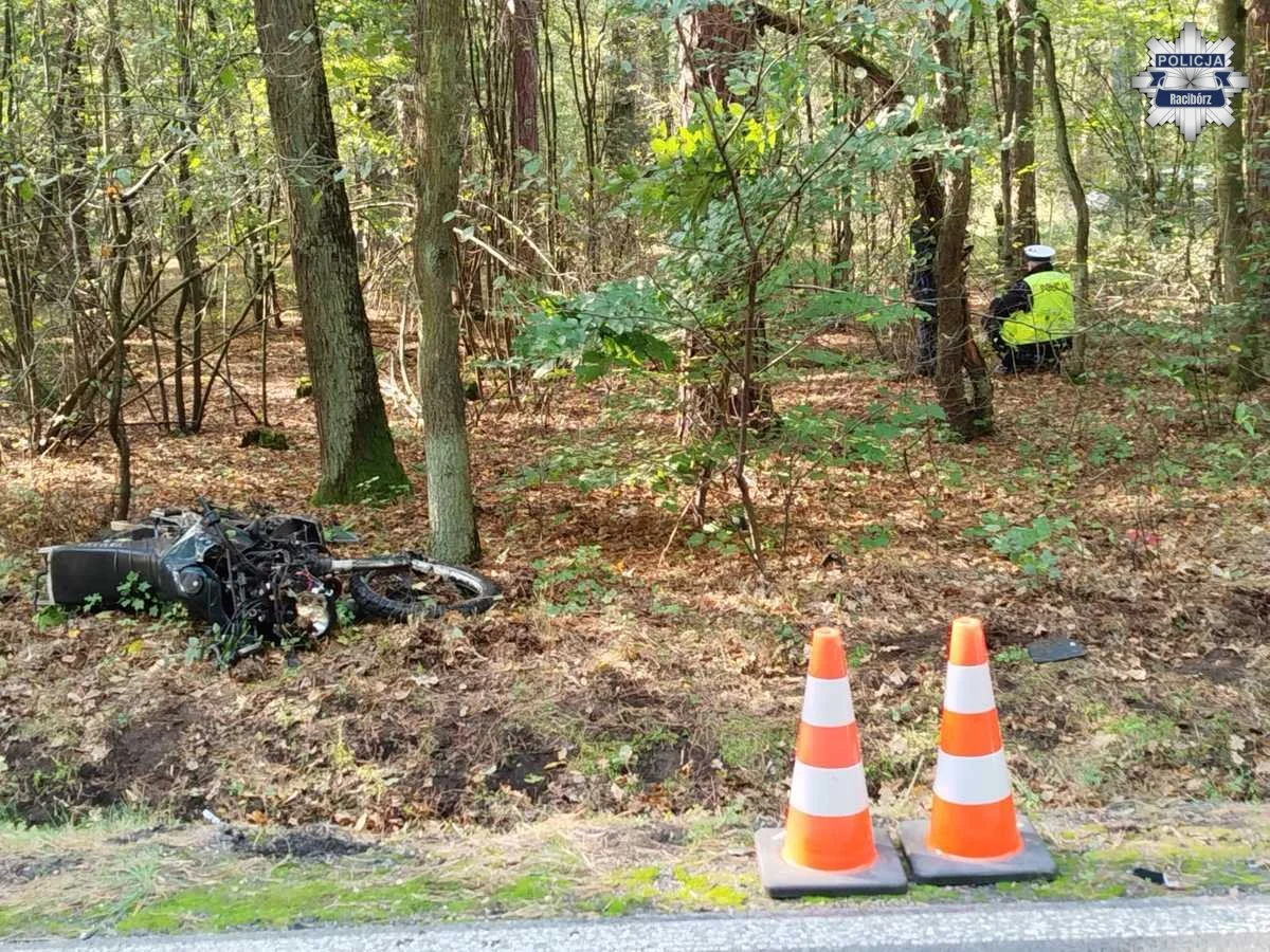 Tragiczny wypadek w Rudach. Nie żyje 37-letni motocyklista