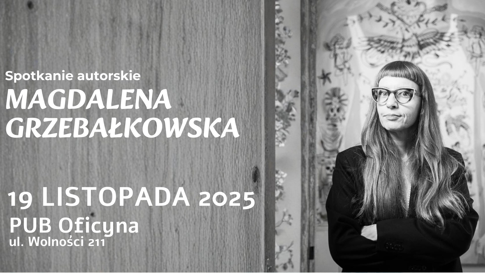 Spotkanie autorskie z Magdaleną Grzebałkowską