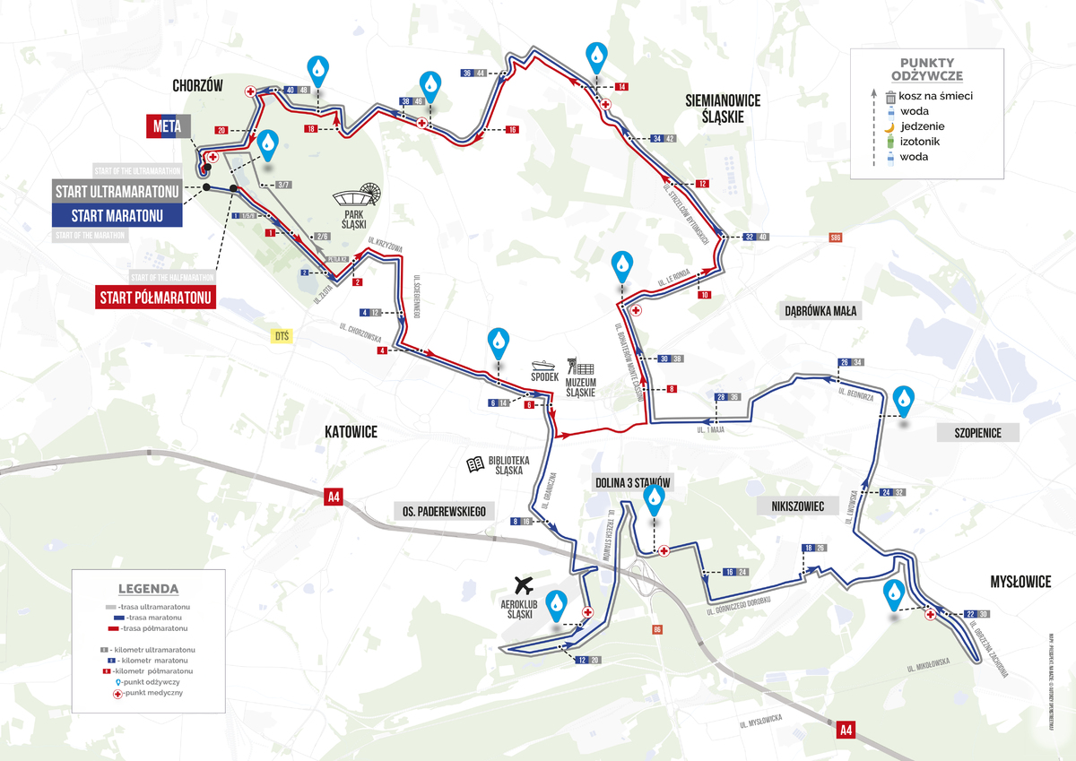 Silesia Marathon 2025: Zmiany w ruchu i utrudnienia w Siemianowicach Śląskich