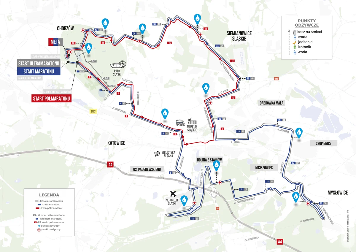Silesia Marathon 2025: Zmiany w ruchu i utrudnienia w Siemianowicach Śląskich