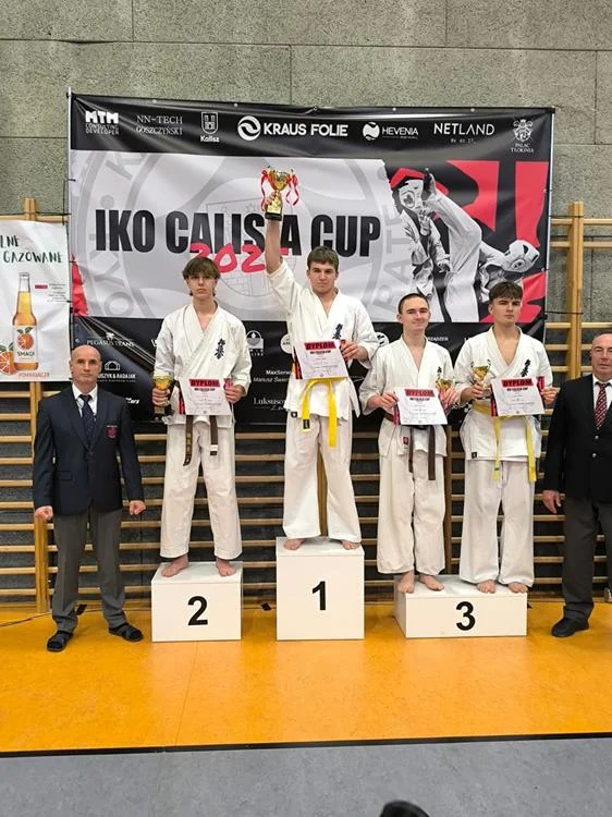 UKS Karate Kyokushin na turnieju IKO Calisia Cup / fot. FB UKS Karate Kyokushin Orzesze