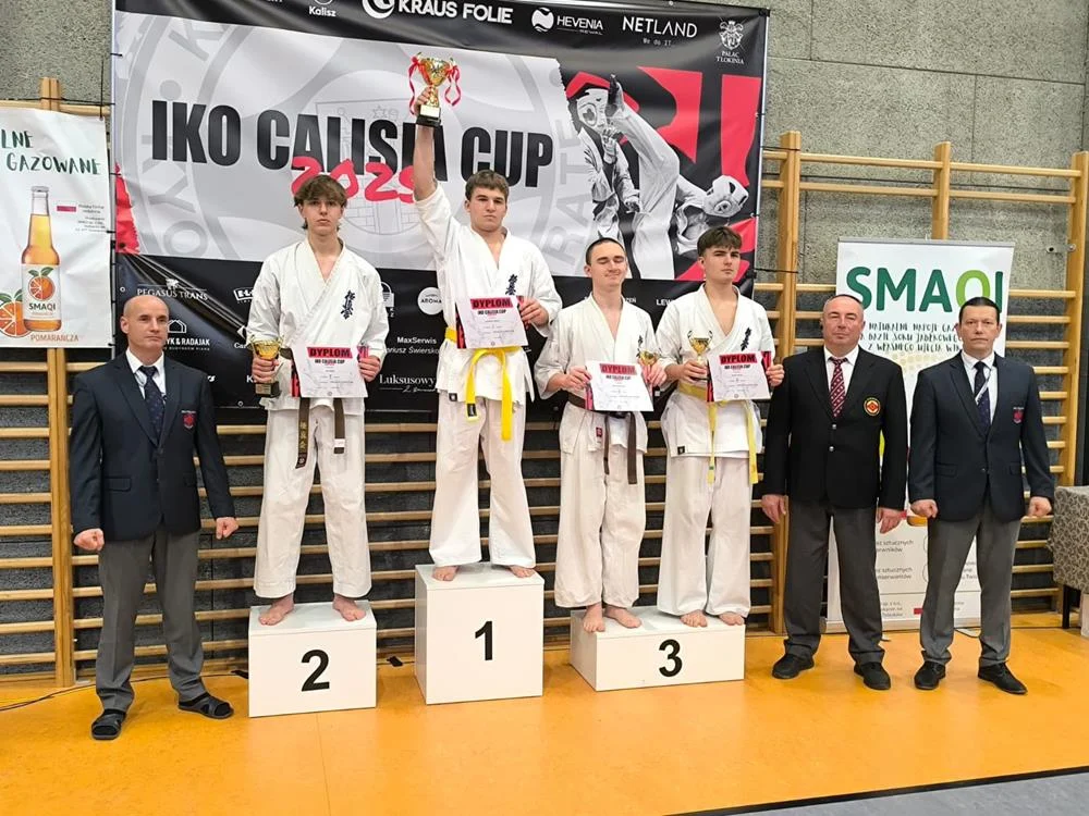 UKS Karate Kyokushin na turnieju IKO Calisia Cup / fot. FB UKS Karate Kyokushin Orzesze