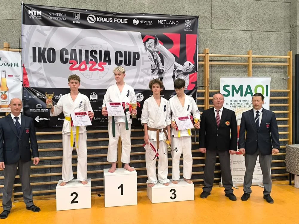 UKS Karate Kyokushin na turnieju IKO Calisia Cup / fot. FB UKS Karate Kyokushin Orzesze