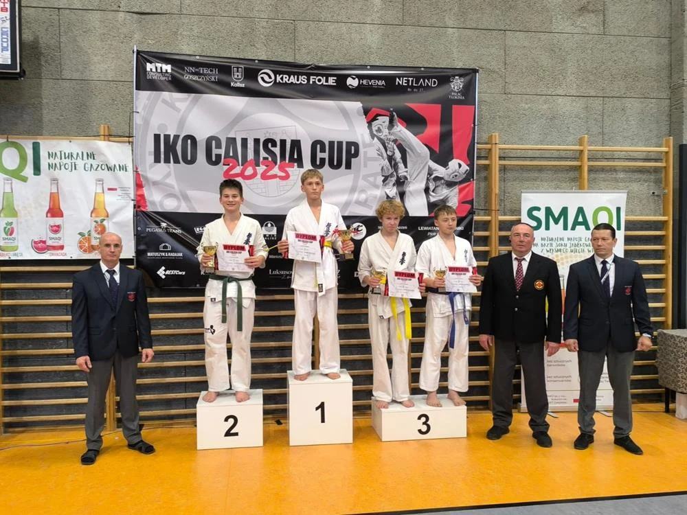 UKS Karate Kyokushin na turnieju IKO Calisia Cup / fot. FB UKS Karate Kyokushin Orzesze