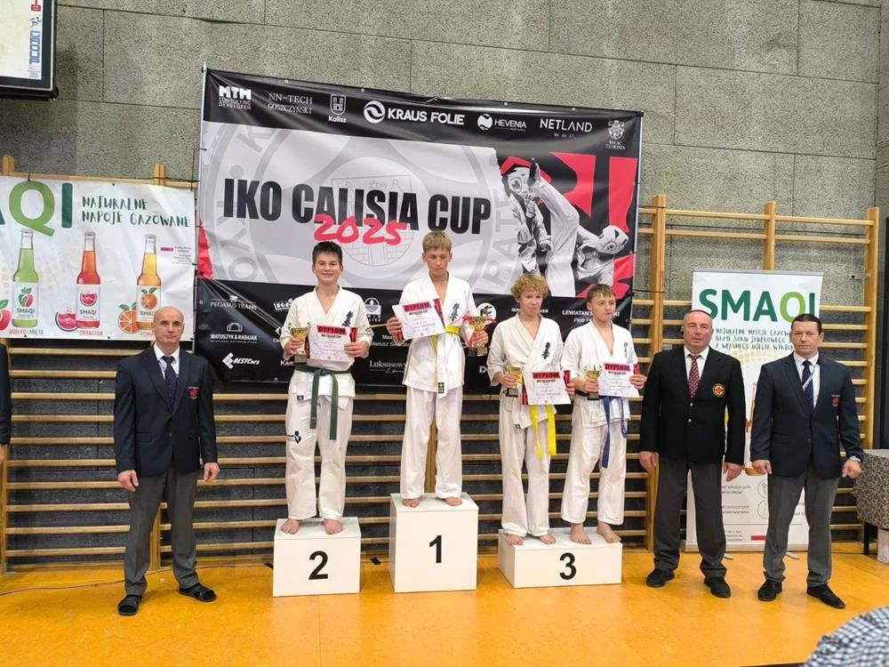 UKS Karate Kyokushin na turnieju IKO Calisia Cup / fot. FB UKS Karate Kyokushin Orzesze