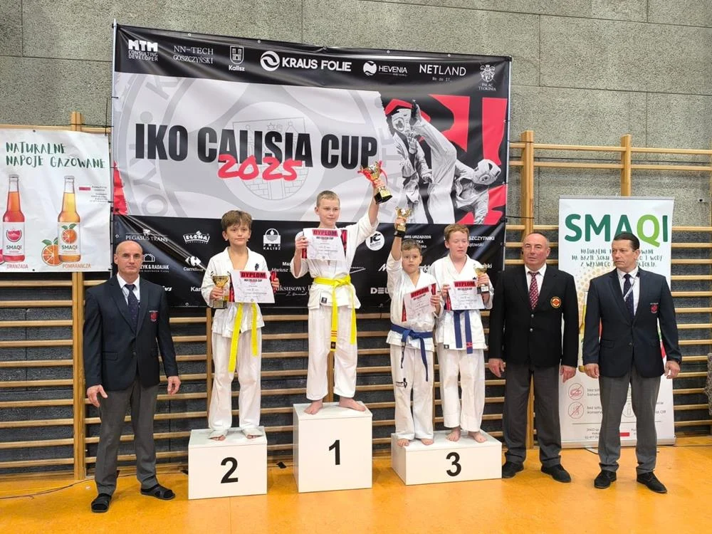 UKS Karate Kyokushin na turnieju IKO Calisia Cup / fot. FB UKS Karate Kyokushin Orzesze