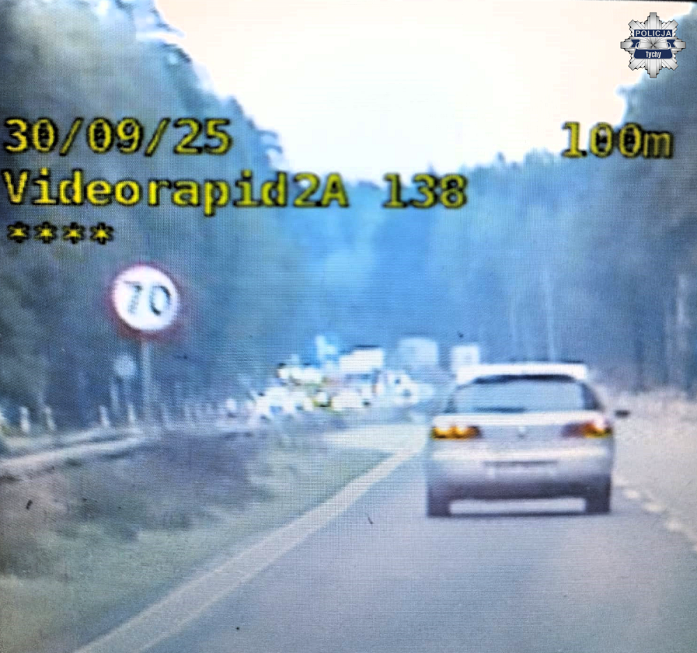 Policja zatrzymała 38-latka na DK1 – przekroczył prędkość o 84 km/h!