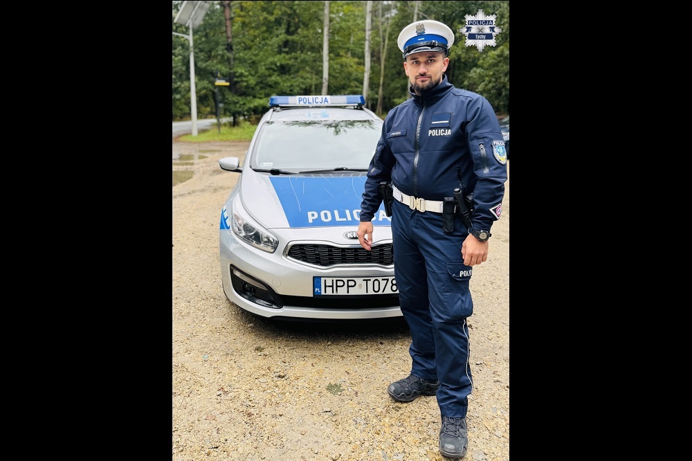 Błyskawiczna reakcja policjanta z Tychów uratowała życie kobiety