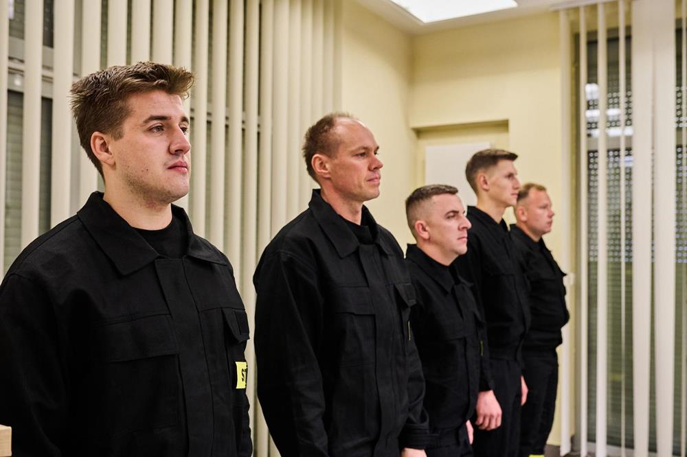 Ślubowanie nowych funkcjonariuszy KM PSP / fot. FB KM PSP Tychy