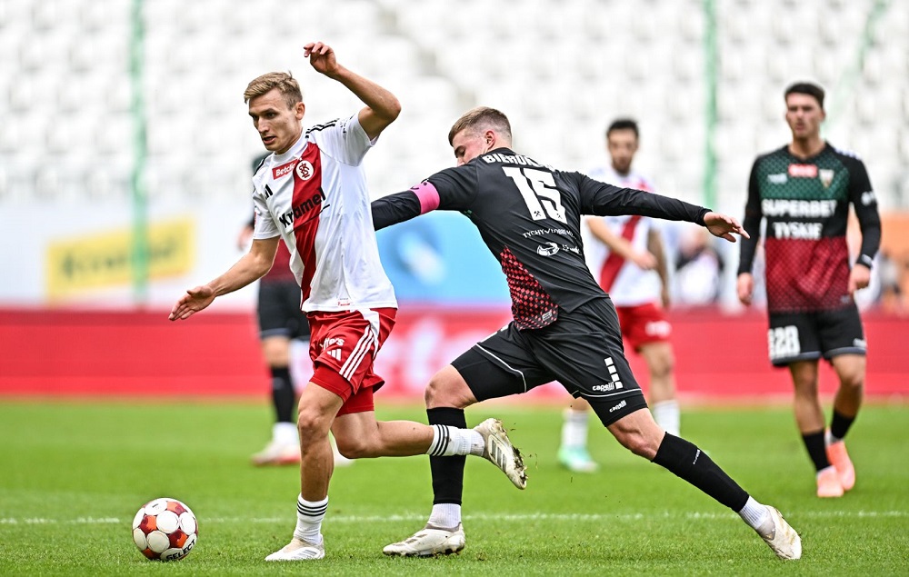 Porażka GKS Tychy w Łodzi – gospodarze zwyciężyli 3:1