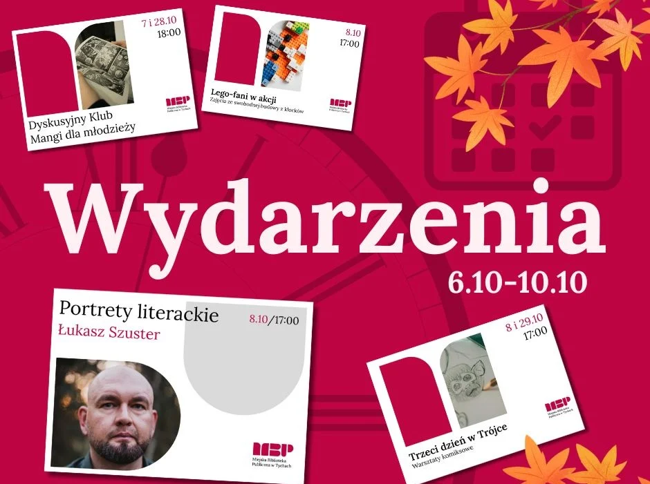 W tym tygodniu w tyskiej bibliotece: Portrety Literackie, komiks i zabawa