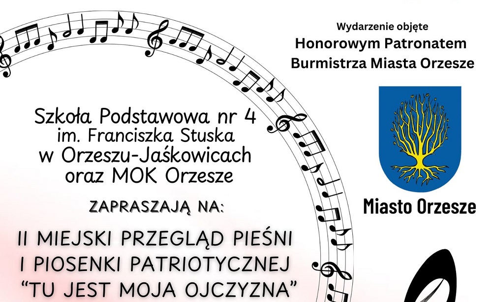 II Miejski Przegląd Piosenki Patriotycznej w Orzeszu już 21 listopada